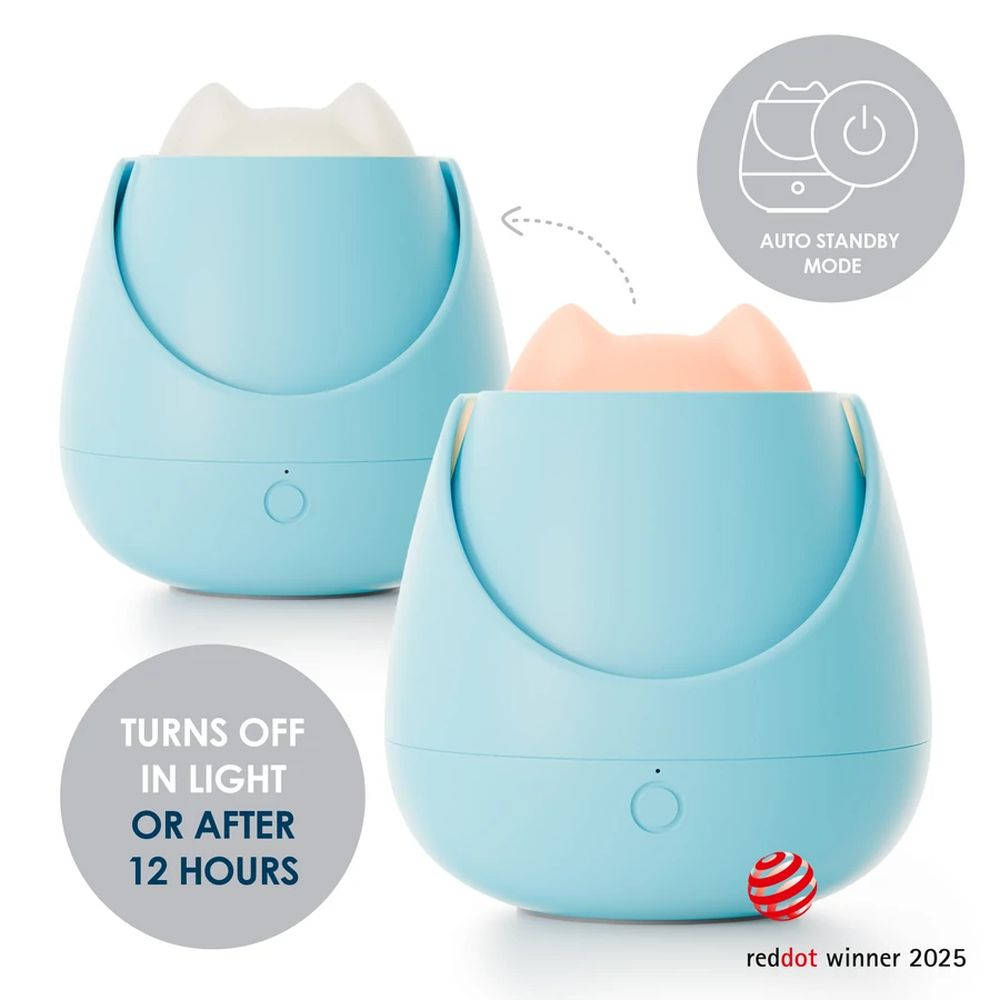 Lampa de veghe Nosiboo Zigg antrenor de somn pentru copii cu lumina rosie si temporizator Blue [7]