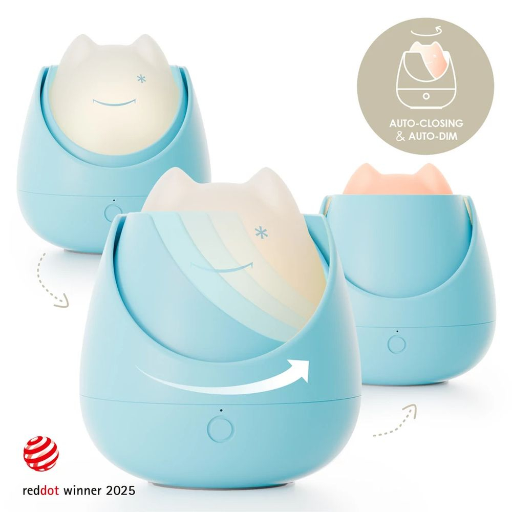 Lampa de veghe Nosiboo Zigg antrenor de somn pentru copii cu lumina rosie si temporizator Blue [2]