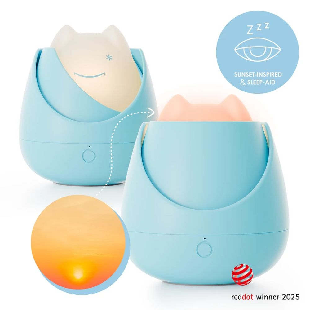 Lampa de veghe Nosiboo Zigg antrenor de somn pentru copii cu lumina rosie si temporizator Blue [6]