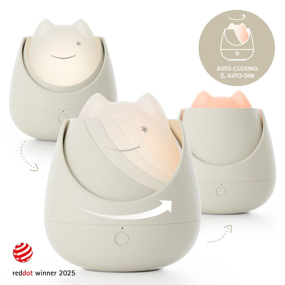 Lampa de veghe Nosiboo Zigg antrenor de somn pentru copii cu lumina rosie si temporizator Grey [2]