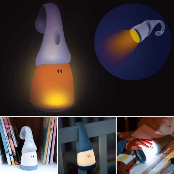Lampa portabila 2 in 1 Beaba Pixie Torch Light Blue [4]