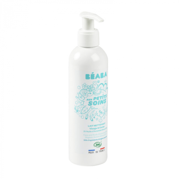 Lapte de curatare fata si corp pentru bebelusi Beaba 250 ml, Certificat Organic [2]