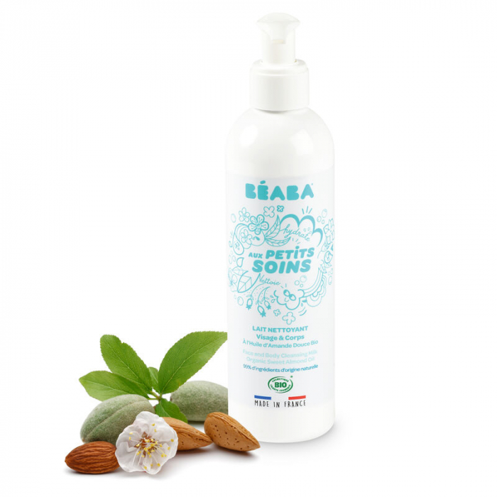 Lapte de curatare fata si corp pentru bebelusi Beaba 250 ml, Certificat Organic [3]