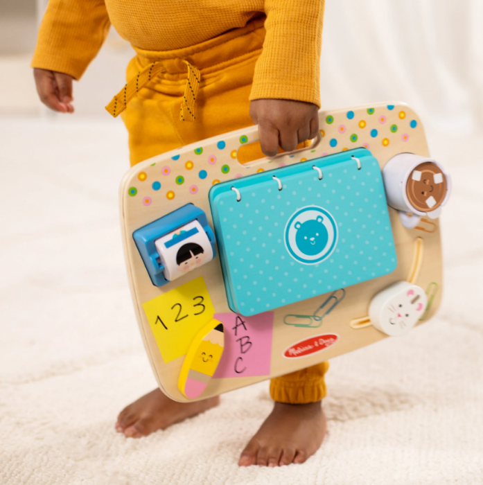 Laptop din lemn de jucarie pentru toddleri [4]