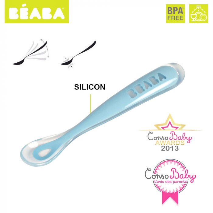 Lingurita silicon Beaba Blue [2]