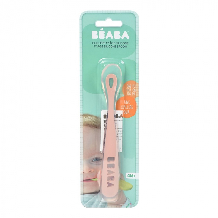 Lingurita silicon Beaba Old Pink [2]