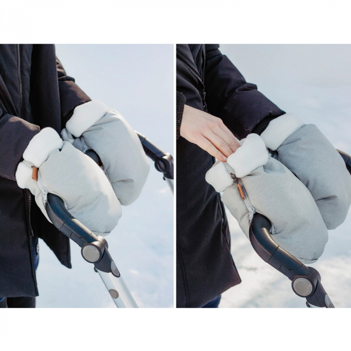 Manusi pentru carucior Beaba Heather Grey - Resigilat [4]