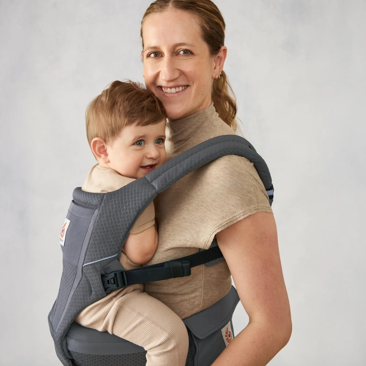 Marsupiu cu scaunel Ergobaby Alta Hip Seat Graphite Grey [4]