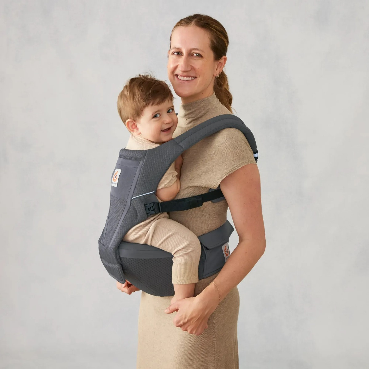 Marsupiu cu scaunel Ergobaby Alta Hip Seat Graphite Grey [2]