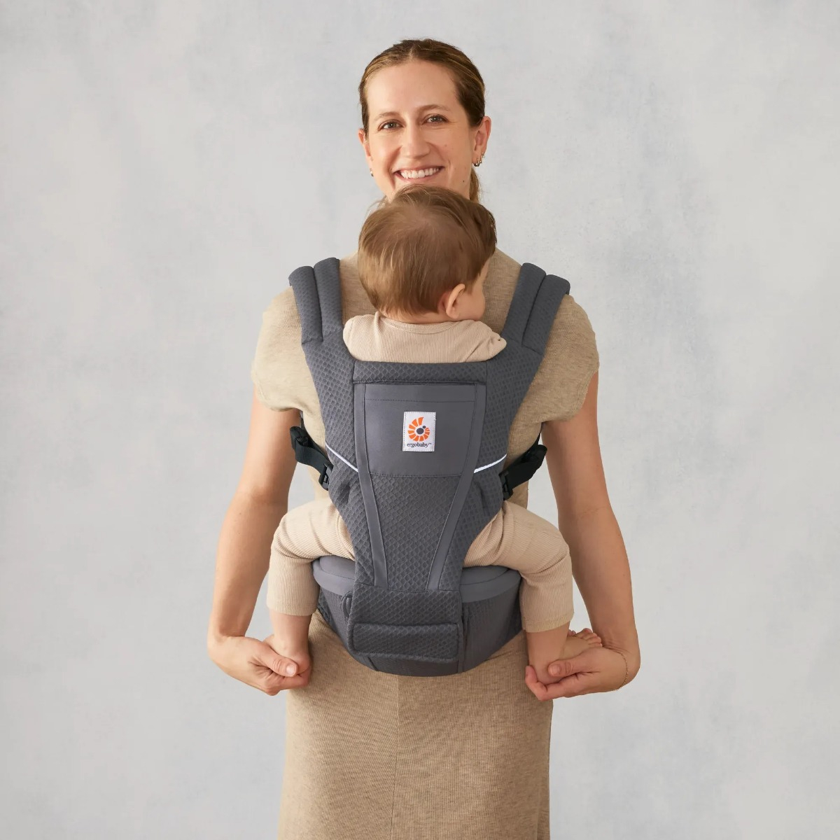 Marsupiu cu scaunel Ergobaby Alta Hip Seat Graphite Grey [3]