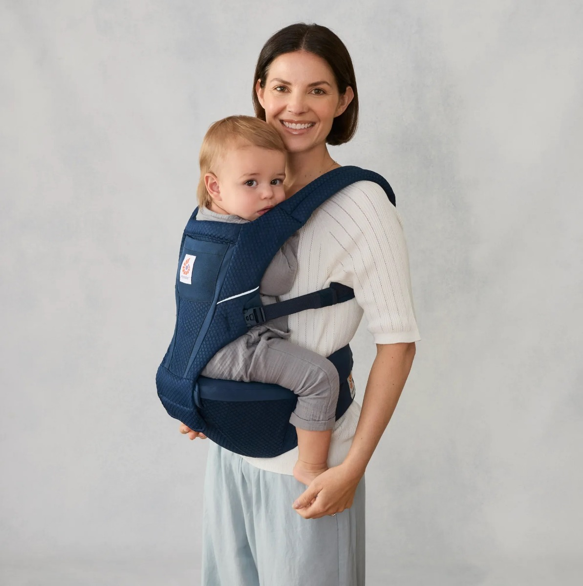 Marsupiu cu scaunel Ergobaby Alta Hip Seat Midnight Blue [2]