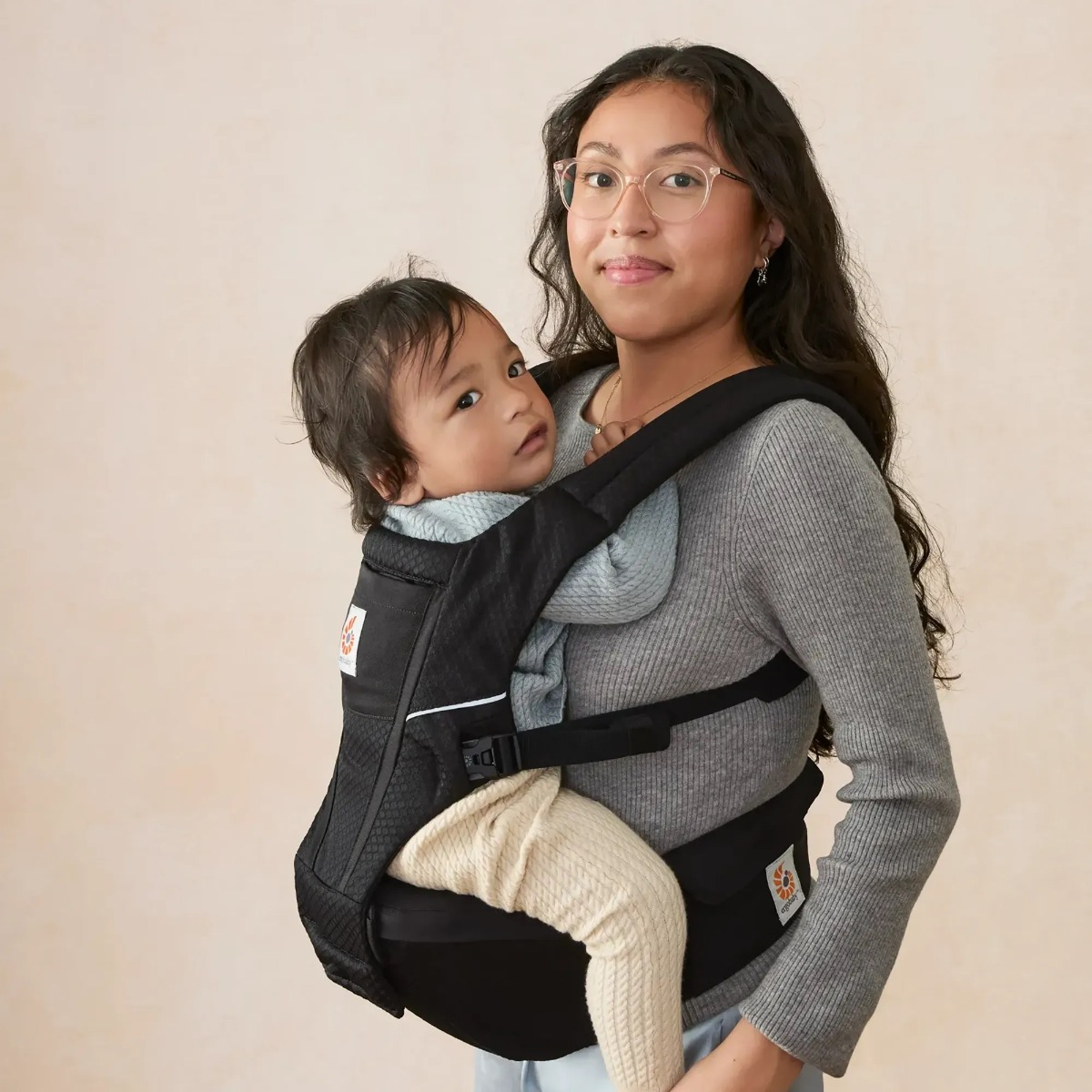 Marsupiu cu scaunel Ergobaby Alta Hip Seat Onyx Black [5]