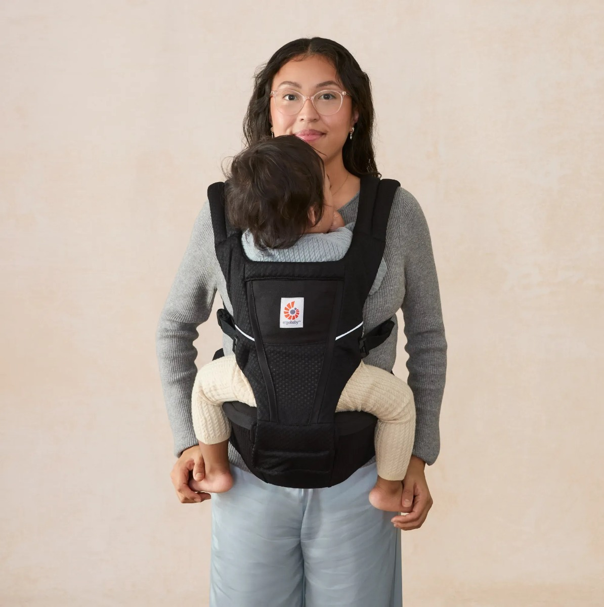 Marsupiu cu scaunel Ergobaby Alta Hip Seat Onyx Black [2]