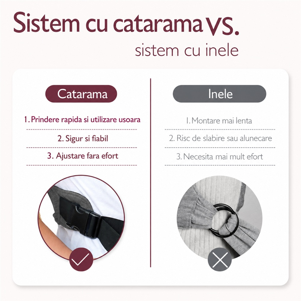 Wrap elastic bebe Momcozy Dark Grey, de la nastere [3]