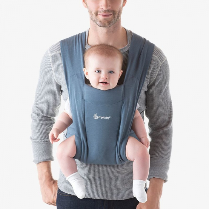 Marsupiu Ergobaby Embrace Oxford Blue [2]