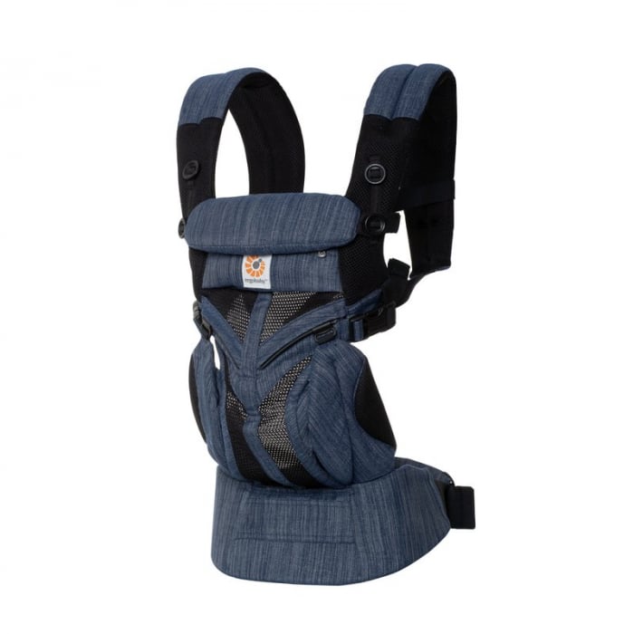 Marsupiu Ergobaby Omni 360 Cool Air Mesh Indigo Weave [2]