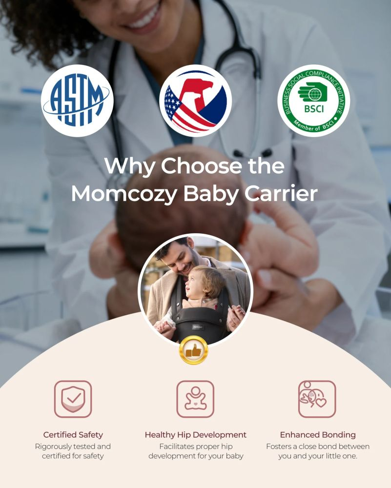 Marsupiu Momcozy cu sezut Black [10]