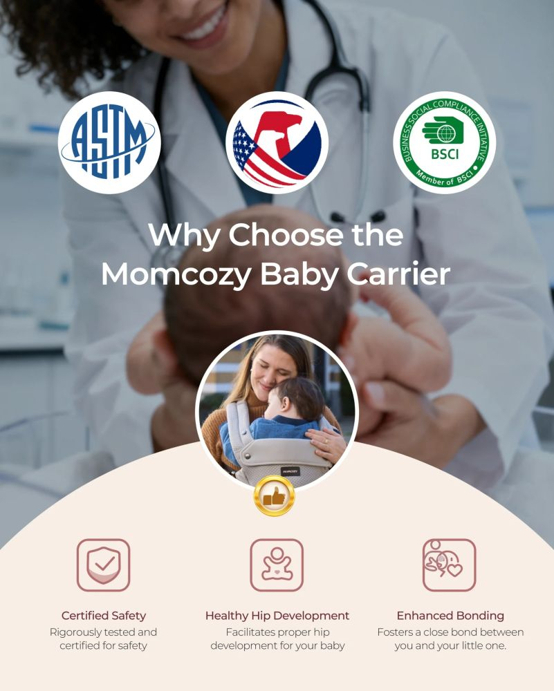 Marsupiu Momcozy cu sezut Mesh respirabil Grey [11]