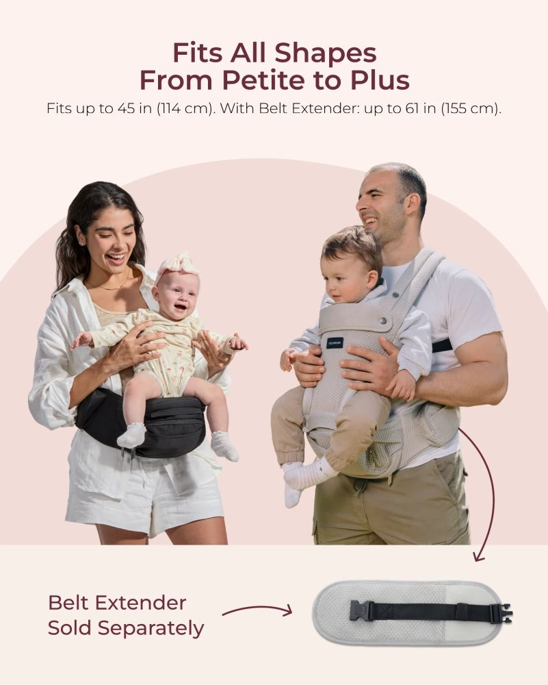 Marsupiu Momcozy cu sezut Mesh respirabil Grey [10]