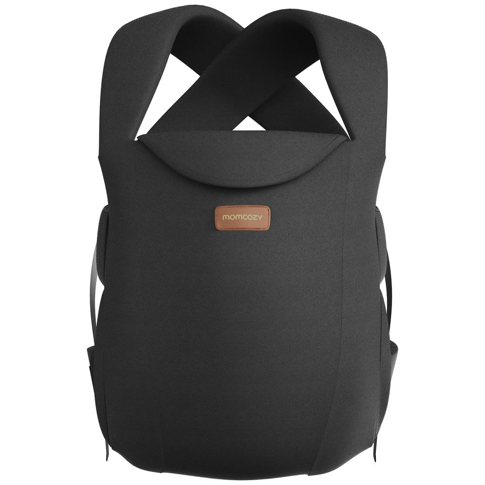 Marsupiu nou nascut Momcozy WeeSnug bumbac Black [2]