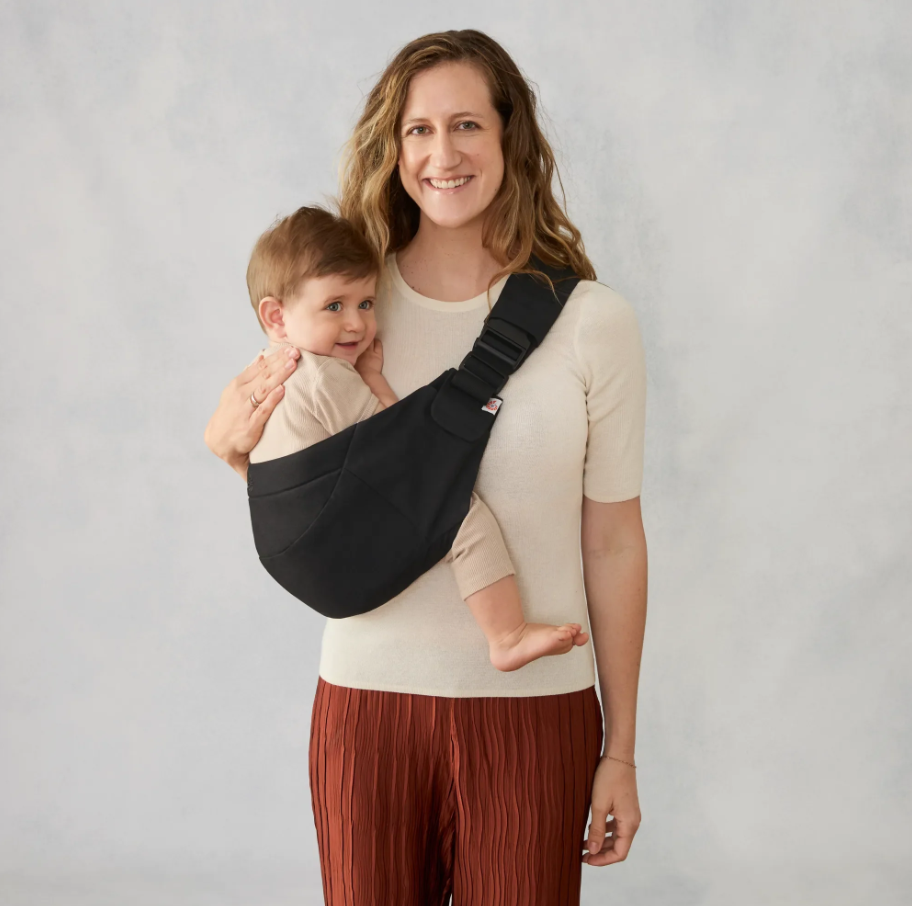 Sling bebe Ergobaby Upsie Onyx Black, 3-6 luni+ [5]