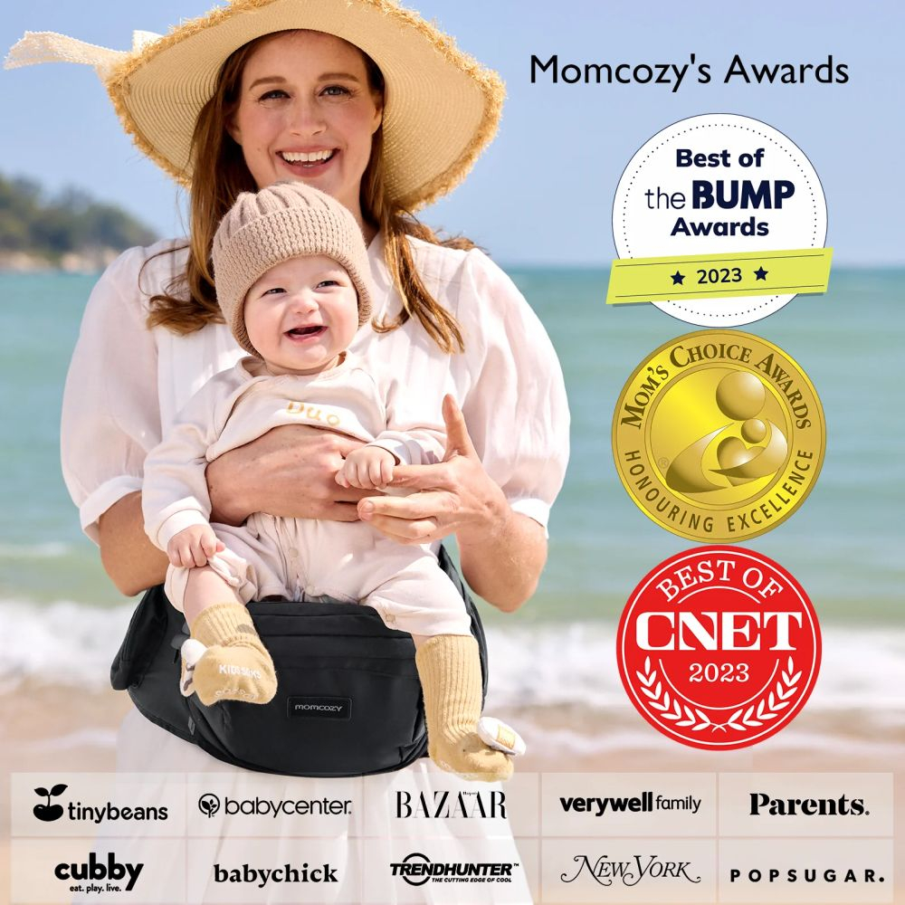 Marsupiu tip sezut Momcozy M Black [3]