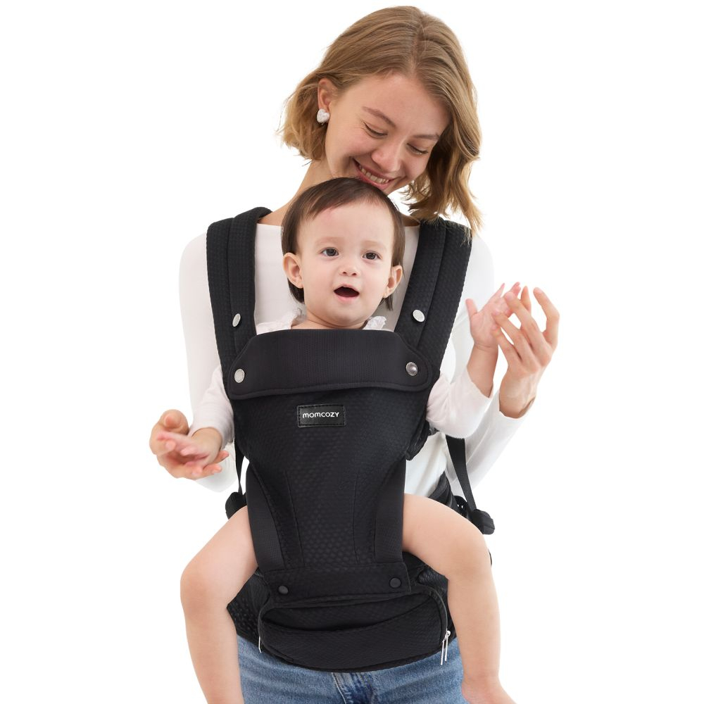 Marsupiu tip sezut Momcozy M Black [10]