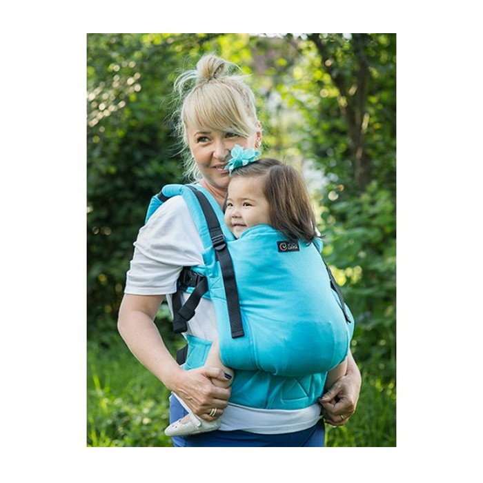 Marsupiu toddler wrap conversion Isara Organic Turquoise [2]