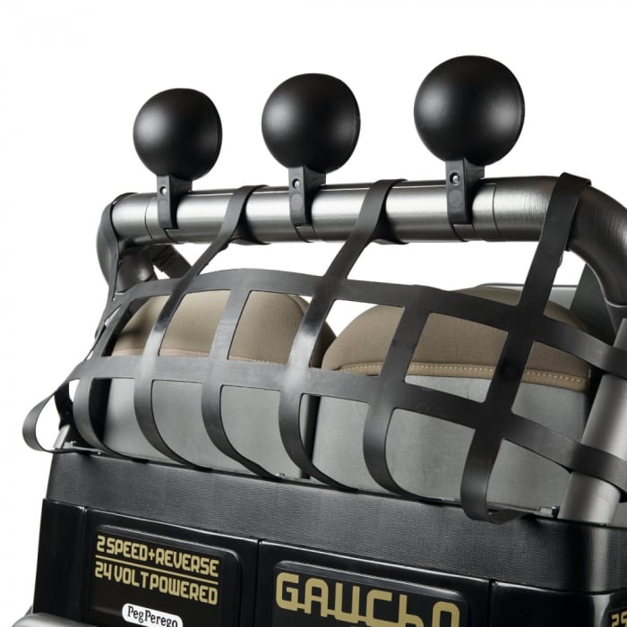 Masina Peg Perego Gaucho XP, 24V, 3 ani +, Negru/Maro [5]