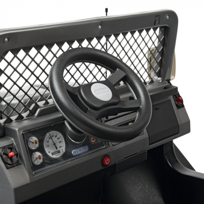 Masina Peg Perego Gaucho XP, 24V, 3 ani +, Negru/Maro [4]