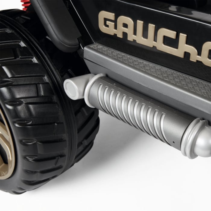 Masina Peg Perego Gaucho XP, 24V, 3 ani +, Negru/Maro [9]