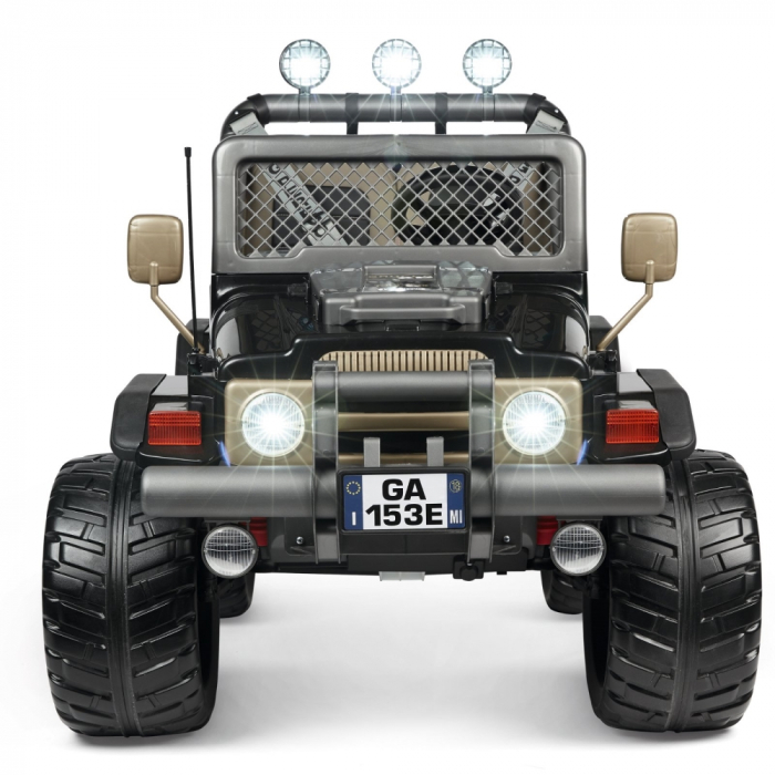 Masina Peg Perego Gaucho XP, 24V, 3 ani +, Negru/Maro [6]