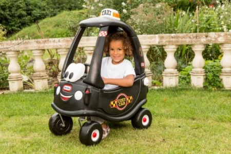Masinuta Little Tikes Cozy Coupe Taxi Negru [2]