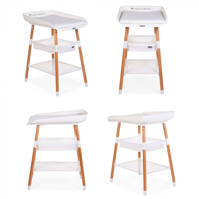 Masuta de infasat Childhome Evolux Natural Alb [7]