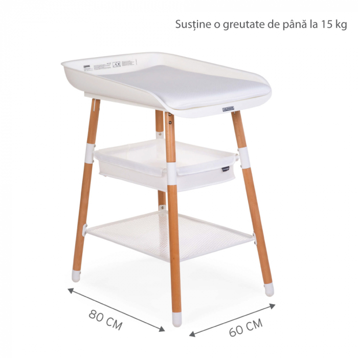 Masuta de infasat Childhome Evolux Natural Alb [6]