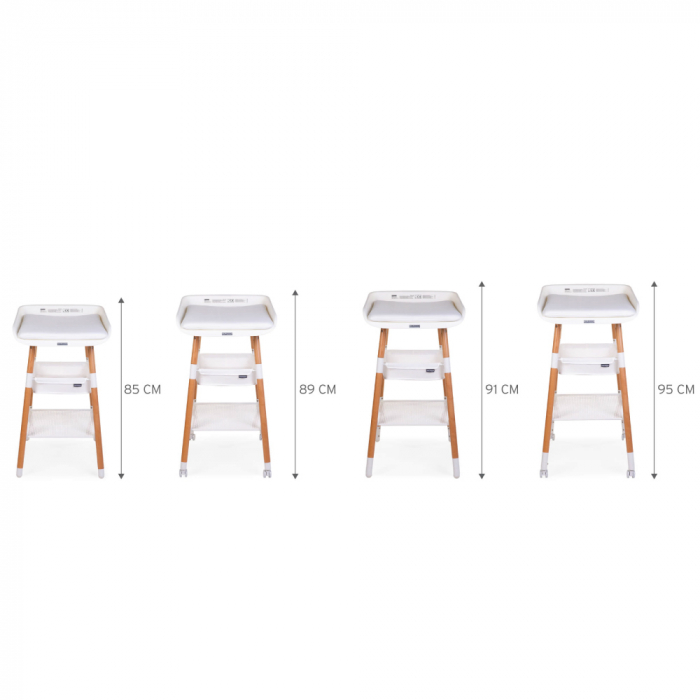 Masuta de infasat Childhome Evolux Natural Alb [4]