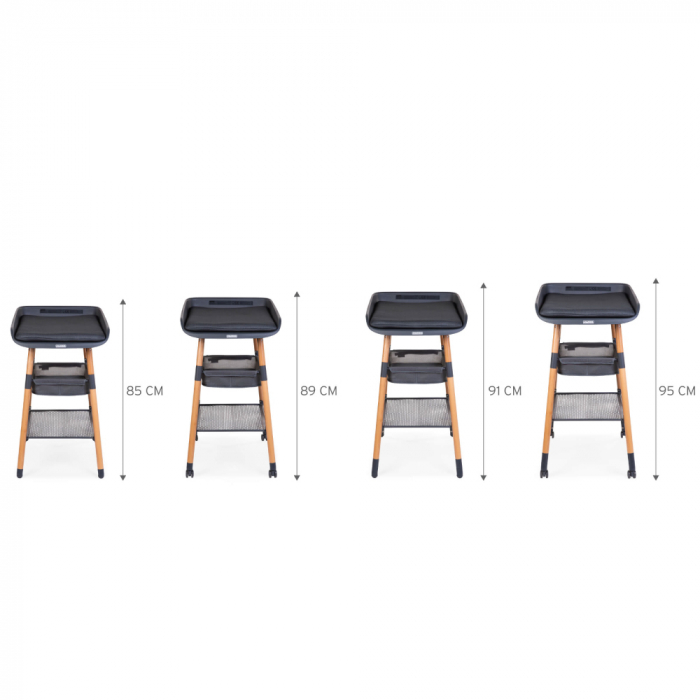 Masuta de infasat Childhome Evolux Natural Antracit [5]