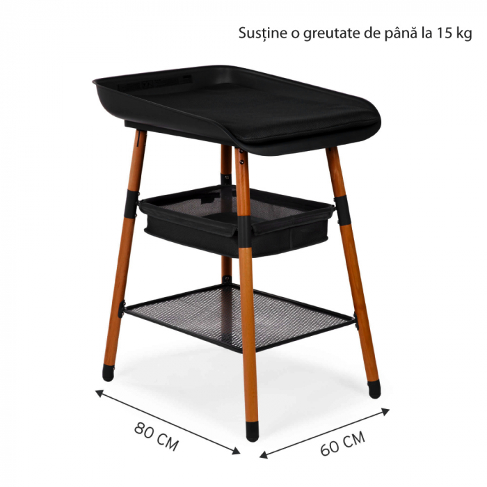 Masuta de infasat Childhome Evolux Nuc/Negru [6]