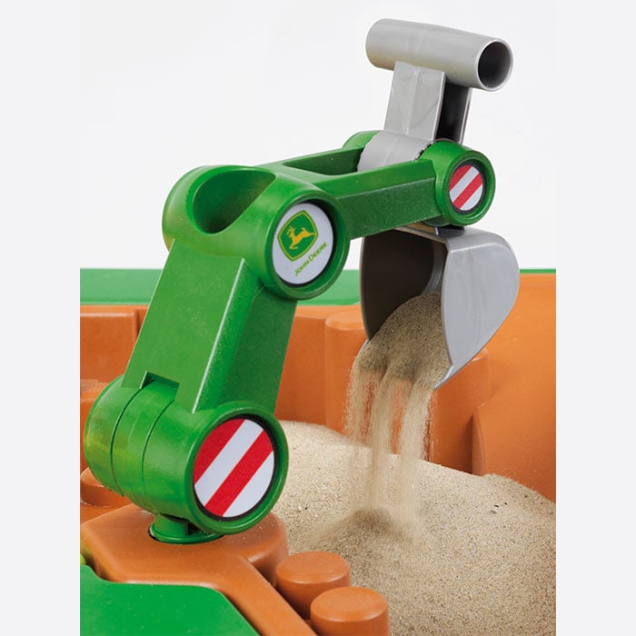 Masuta de joaca cu apa si nisip 2in1 Klein Ferma John Deere [6]