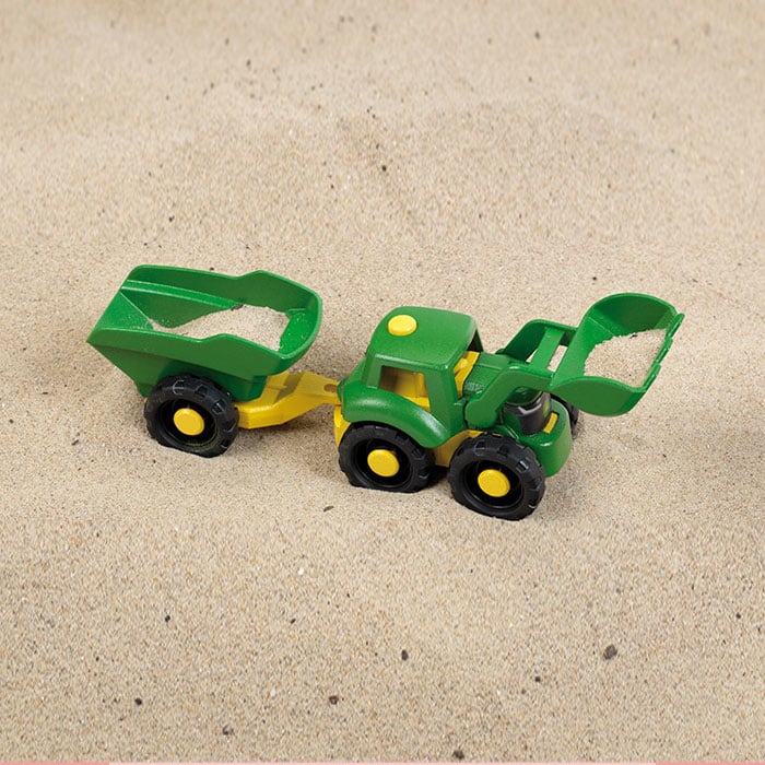 Masuta de joaca cu apa si nisip 2in1 Klein Ferma John Deere [12]