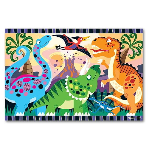 Melissa and Doug - Puzzle de podea Inceputurile dinozaurilor