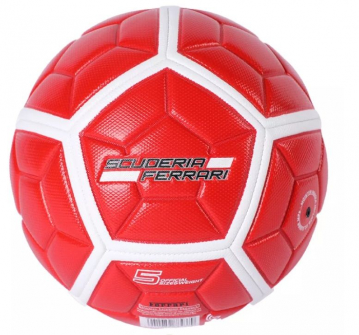 Minge de fotbal Mesuca Ferrari marimea 5 Rosu/Alb [3]