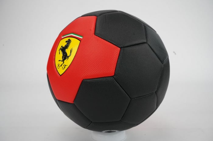 Minge de fotbal Mesuca Ferrari marimea 5 Rosu Negru