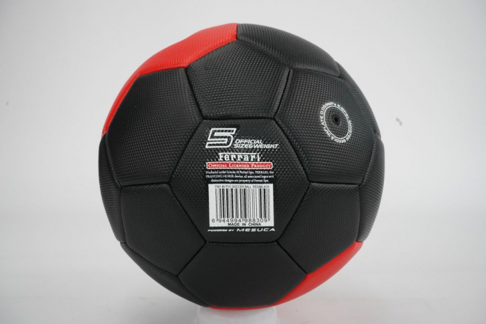 Minge de fotbal Mesuca Ferrari marimea 5 Rosu/Negru [6]
