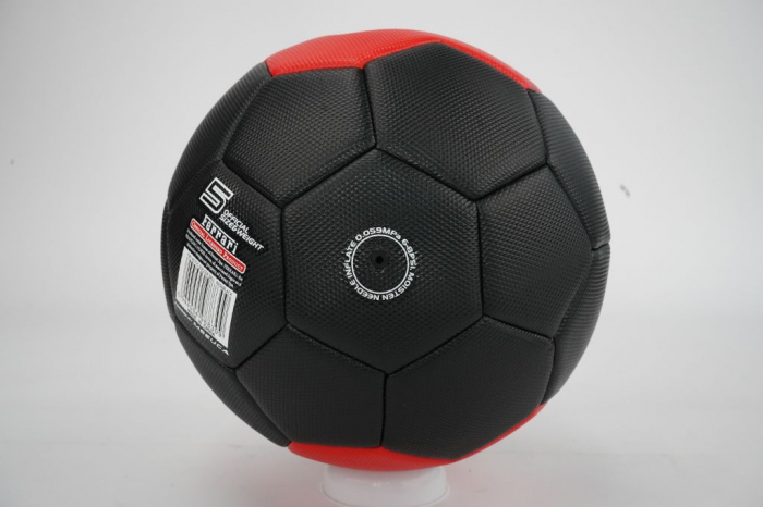 Minge de fotbal Mesuca Ferrari marimea 5 Rosu/Negru [2]