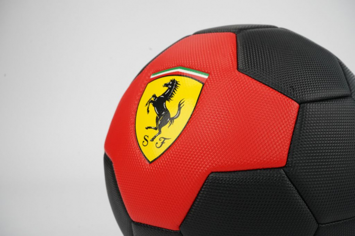 Minge de fotbal Mesuca Ferrari marimea 5 Rosu/Negru [5]