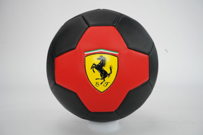 Minge de fotbal Mesuca Ferrari marimea 5 Rosu/Negru [4]