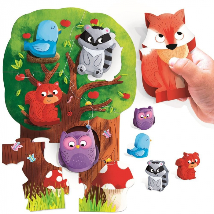 Montessori Primul Meu Puzzle padure Headu [4]