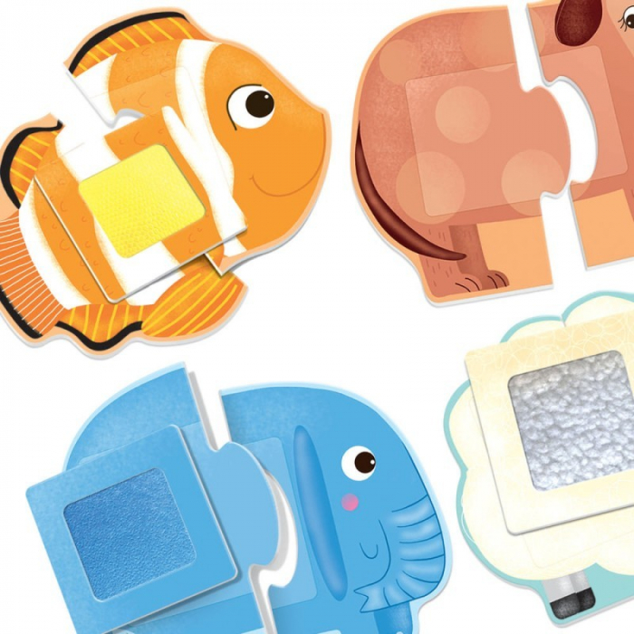 Montessori Puzzle Animale Senzoriale Headu [4]