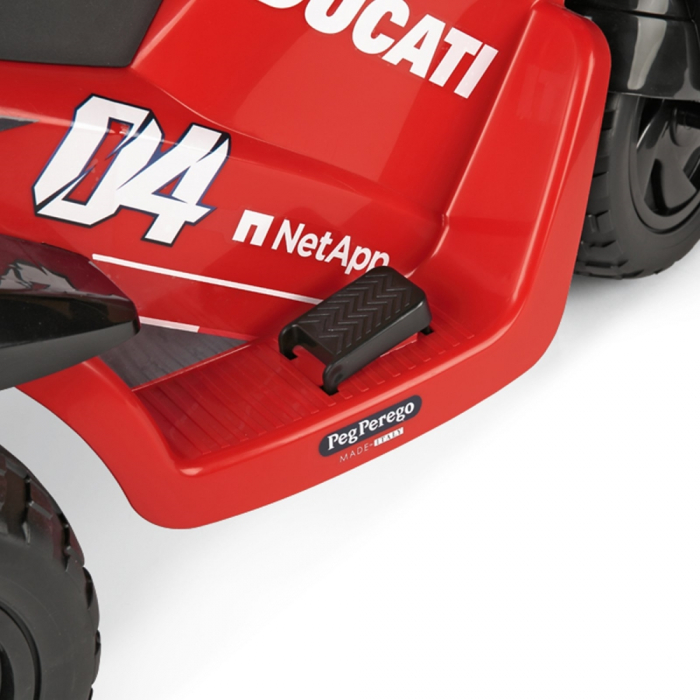 Motocicleta electrica Peg Perego Ducati Desmosedici Evo, 6V, 2 ani +, Negru / Rosu [2]